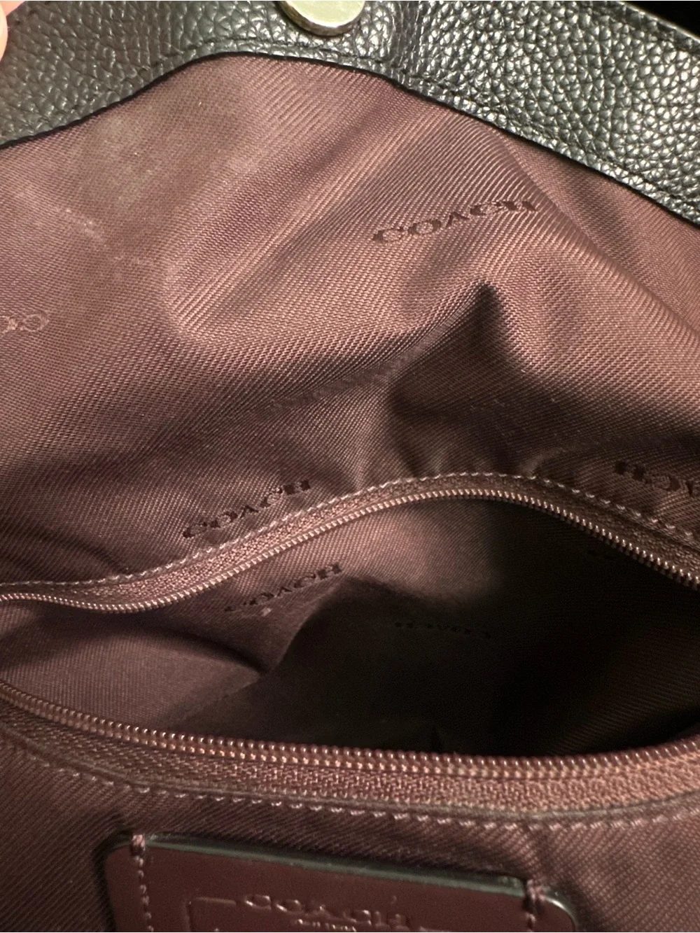 COACH | Dalton 31 No. E1992-73545 | Black Pebbled Leather | Great Condition